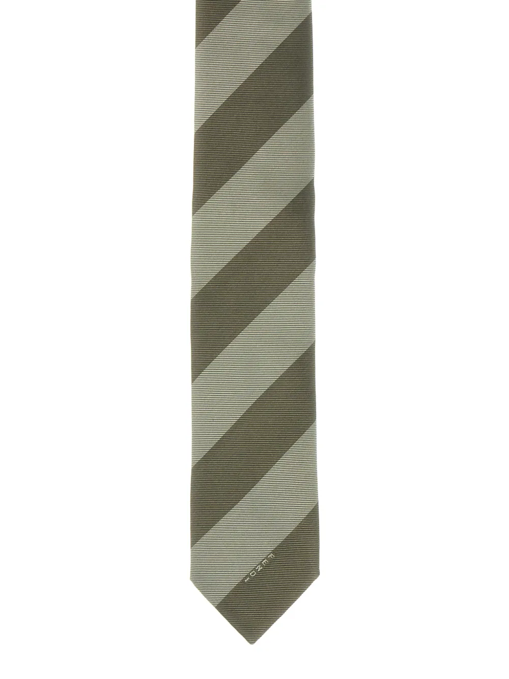 FENDI silk tie - Groen