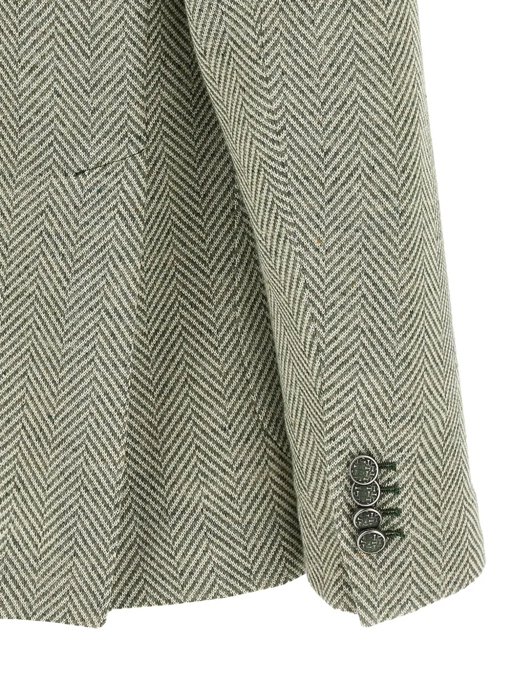 Tagliatore Blazer met visgraatpatroonn Groen