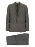 Tagliatore plain weave tailored suit - Grey