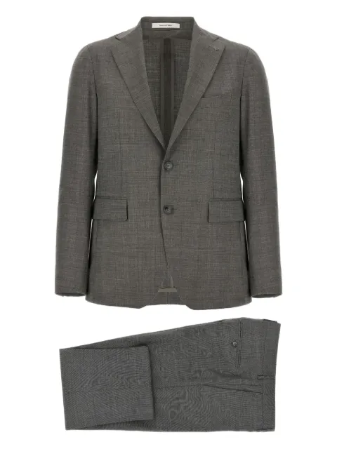 Tagliatore plain weave tailored suit