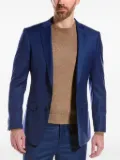 Cavalli Class plaid slim-fit suit - Blue