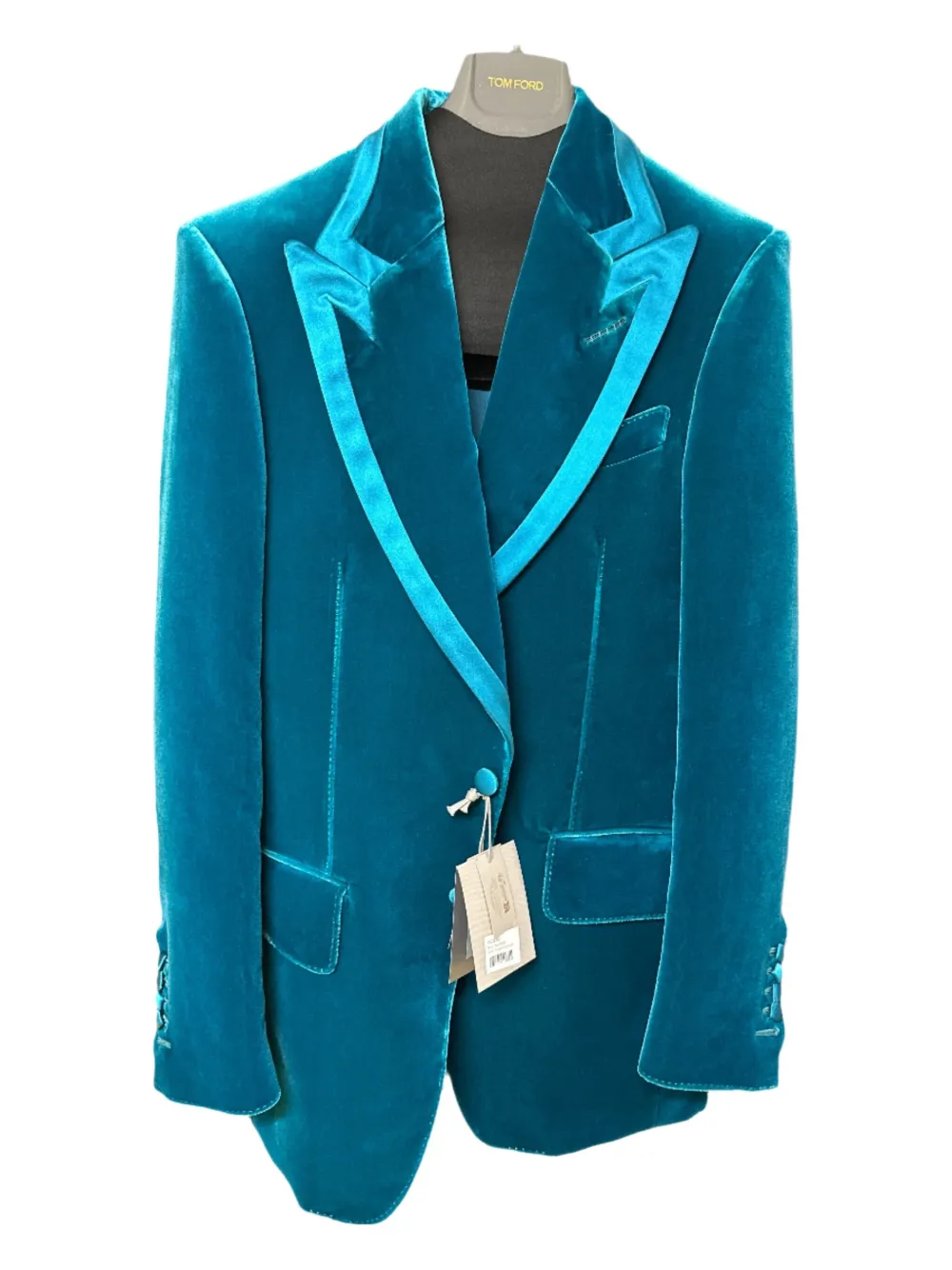 TOM FORD Fluwelen blazer Groen