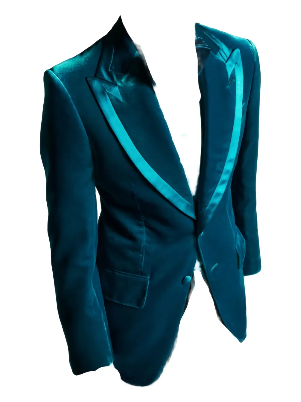 TOM FORD Fluwelen blazer Groen