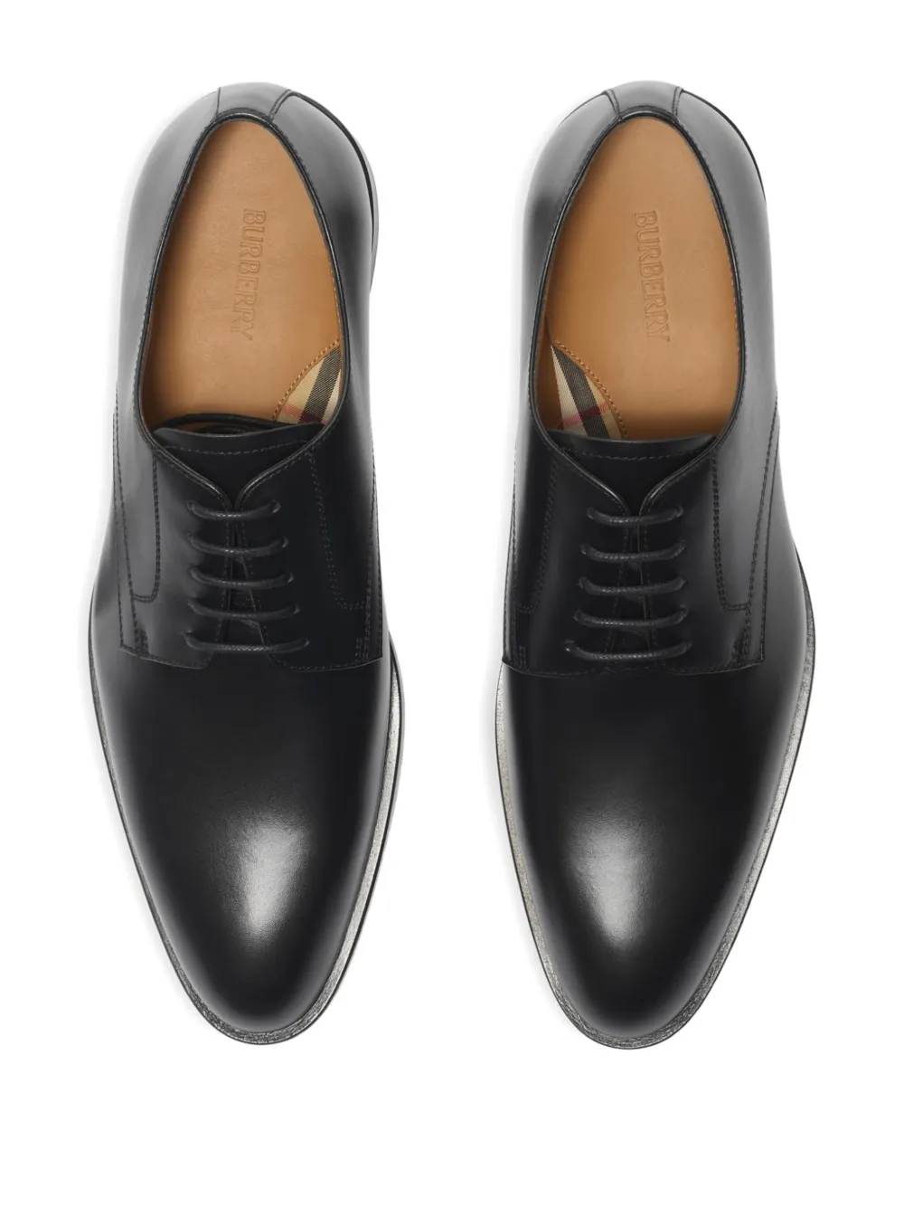 Burberry Carlyle derby shoes Black