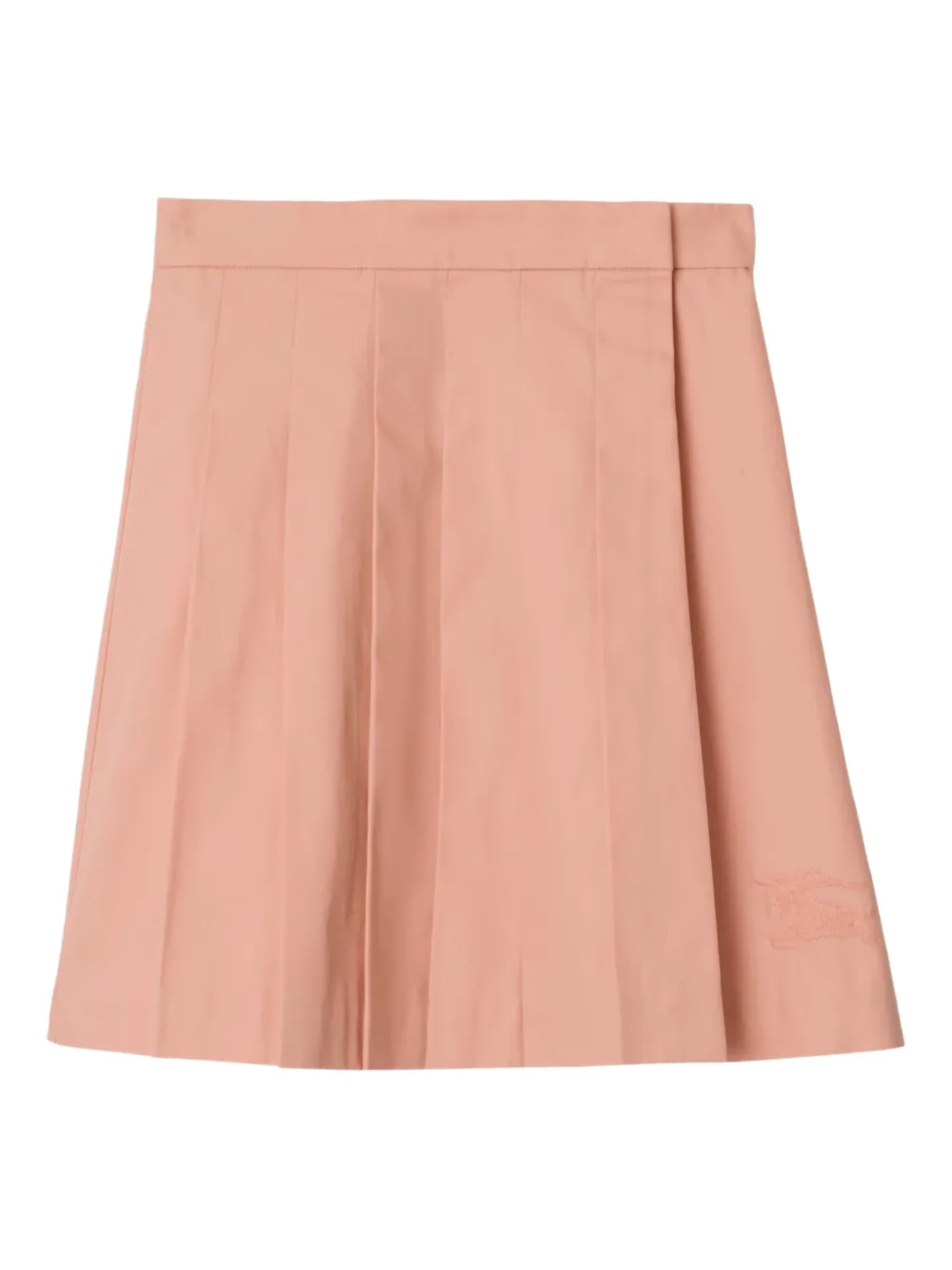 Burberry Kids Gonna in cotone con pieghe - Rosa