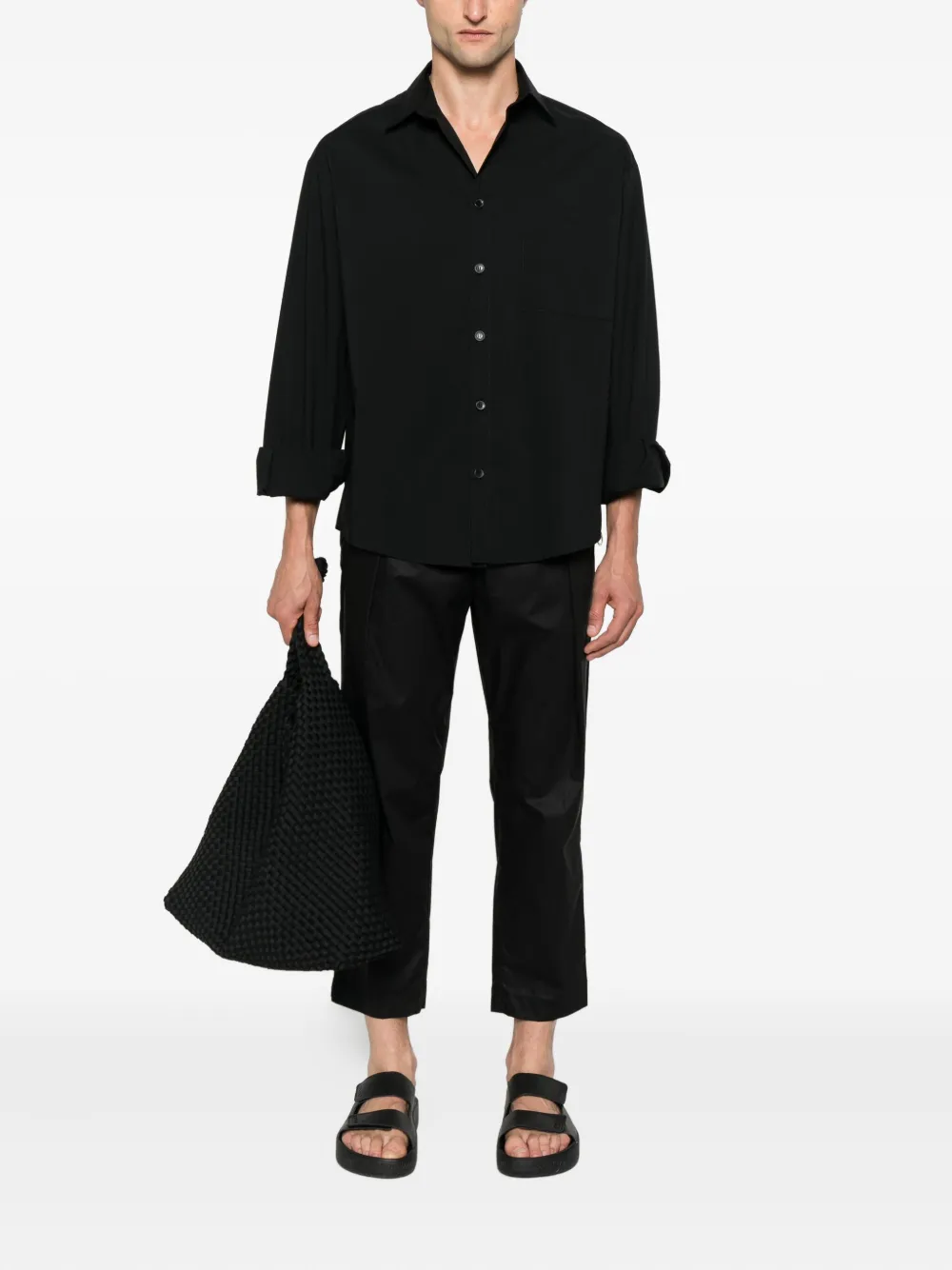 Rhun pleated turn-up trousers | Pantalones cortos | Image 2