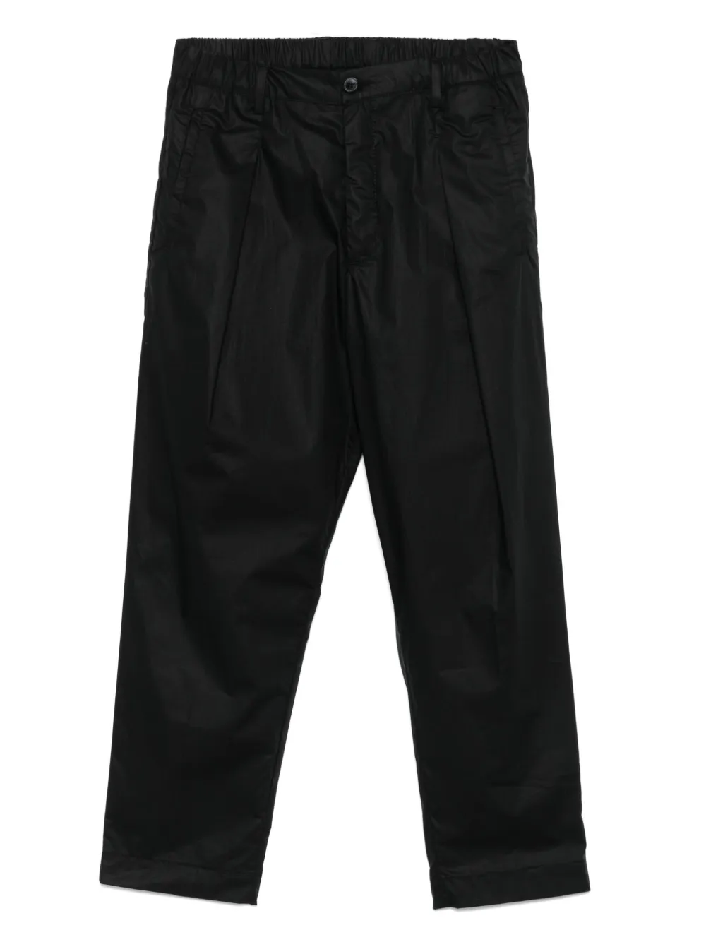 Rhun pleated turn-up trousers | negro | Image 1