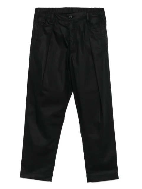 Rhun pleated turn-up trousers