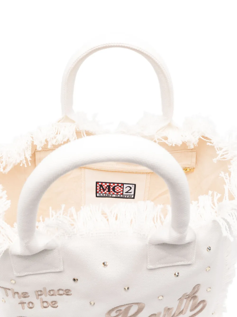 MC2 Saint Barth Vanity Mimetic shopper Wit