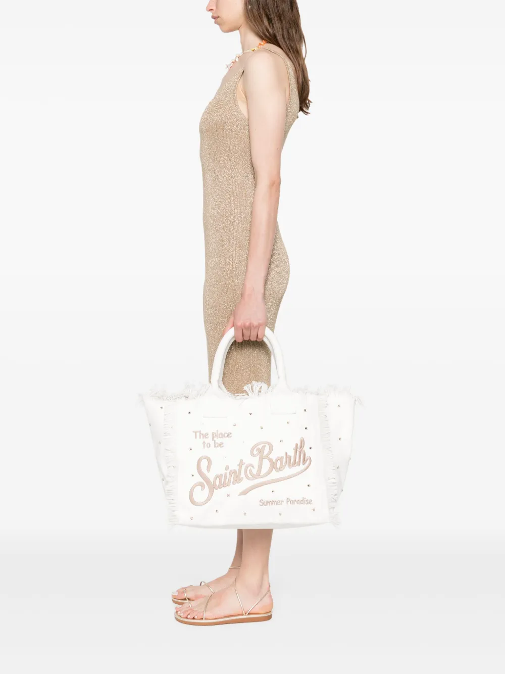 MC2 Saint Barth Vanity Mimetic tote bag - Wit