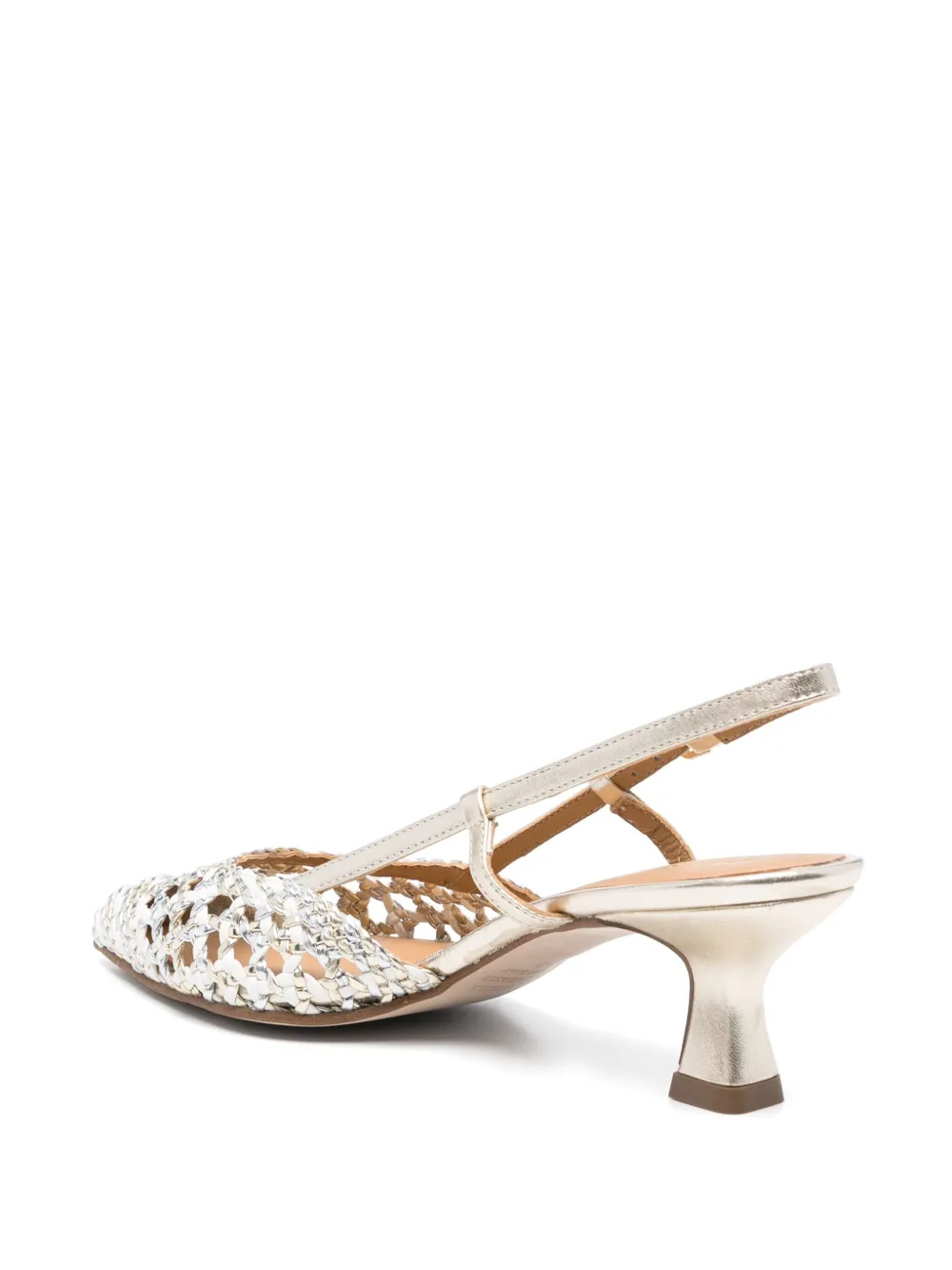 Pedro Miralles 60mm slingback heeled pumps White