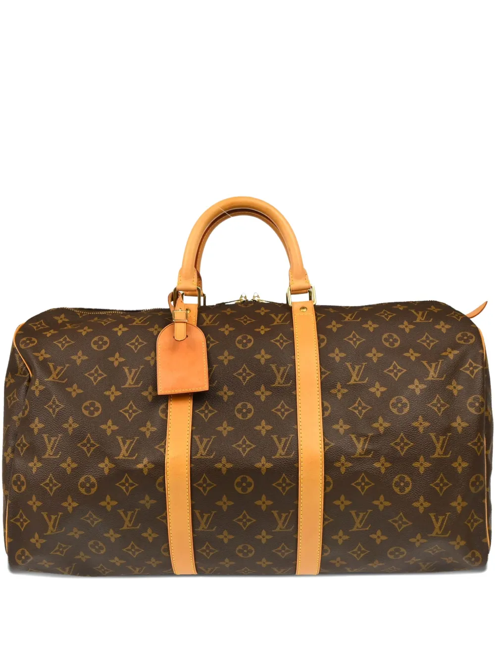 Louis Vuitton Pre-Owned 1997 キーポル 50 ダッフルバッグ - ブラウン Louis Vuitton Pre-Owned 1997 キーポル 50 ダッフルバッグ - ブラウン