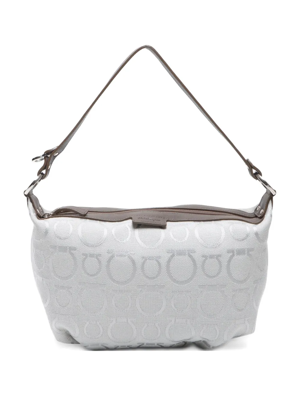 Pre-owned Ferragamo 2000-2020s Gancini-print Handbag
