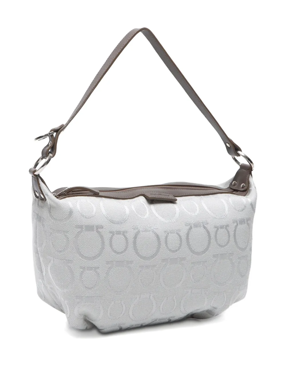 Pre-owned Ferragamo 2000-2020s Gancini-print Handbag