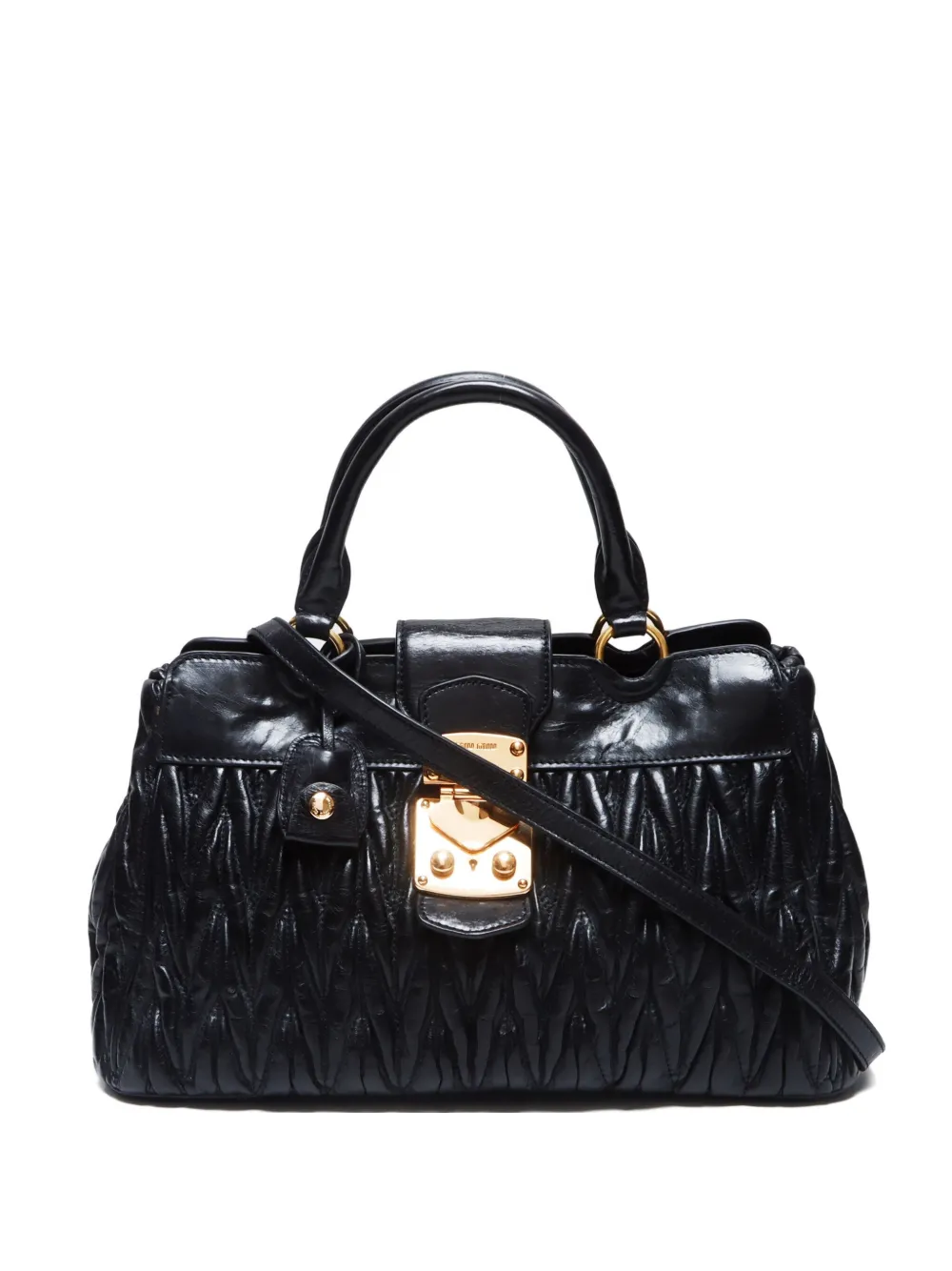 Pre-owned Miu Miu 2000-2020s Matelassé Tote Bag