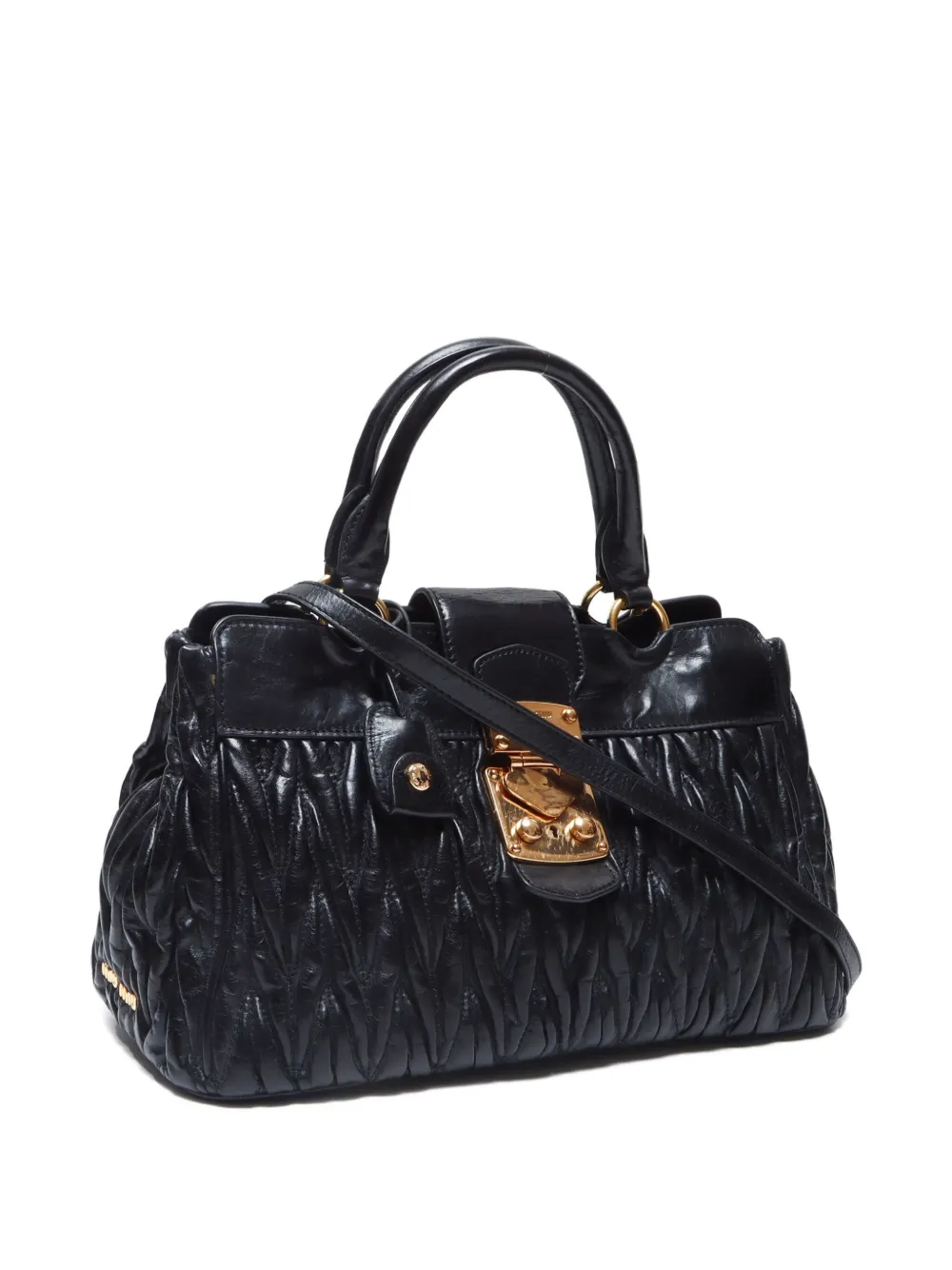 Pre-owned Miu Miu 2000-2020s Matelassé Tote Bag