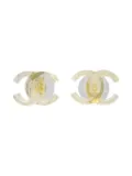 CHANEL Pre-Owned 2002 CC logo stud earrings - Silver