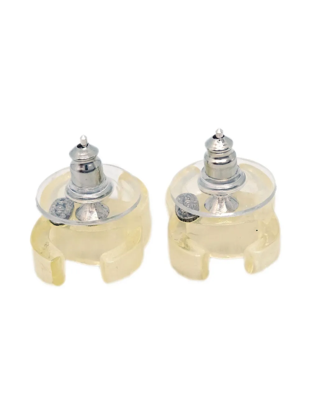 CHANEL Pre-Owned 2002 CC logo stud earrings | Image 2