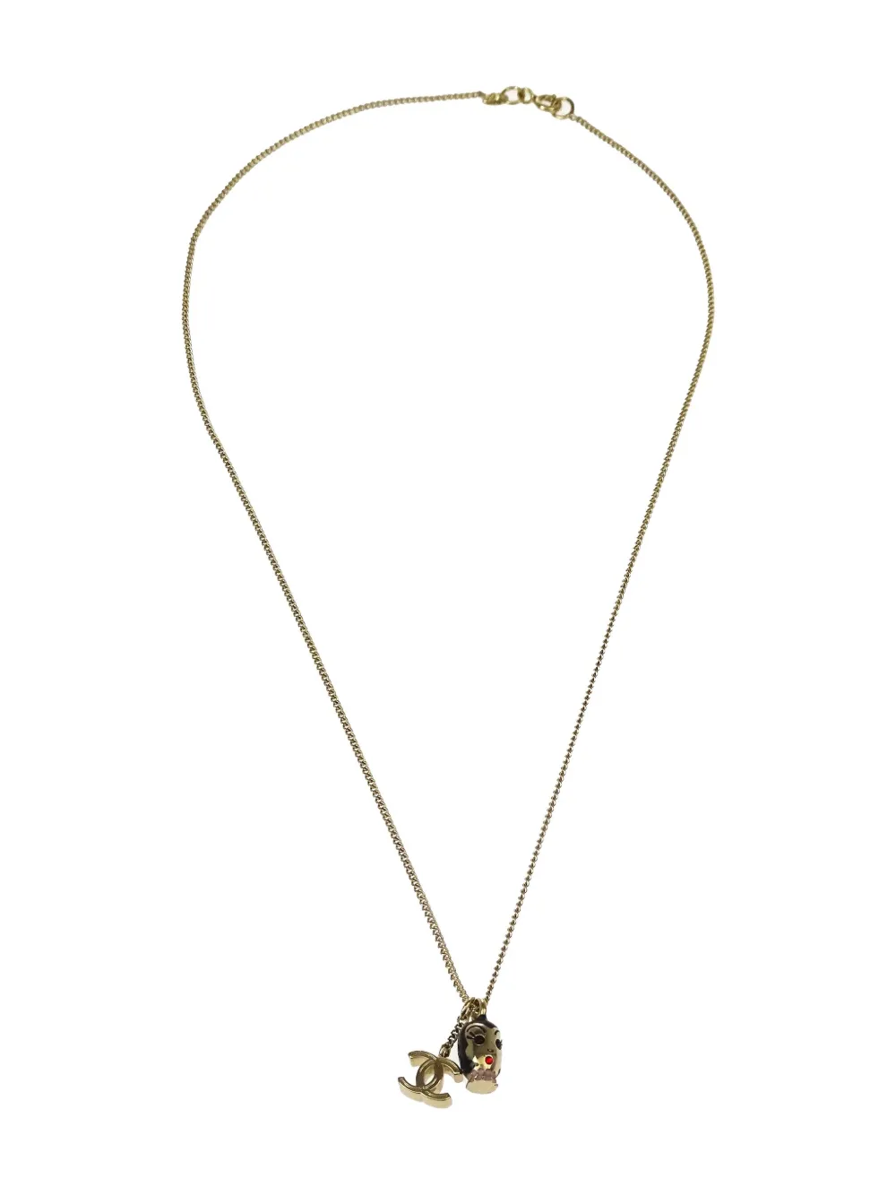 2005 CC logo-pendant chain necklace
