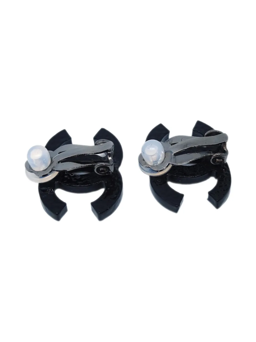 Pre-owned Chanel 2005 Cc Stud Earrings