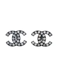 CHANEL Pre-Owned 2005 CC stud earrings - Black