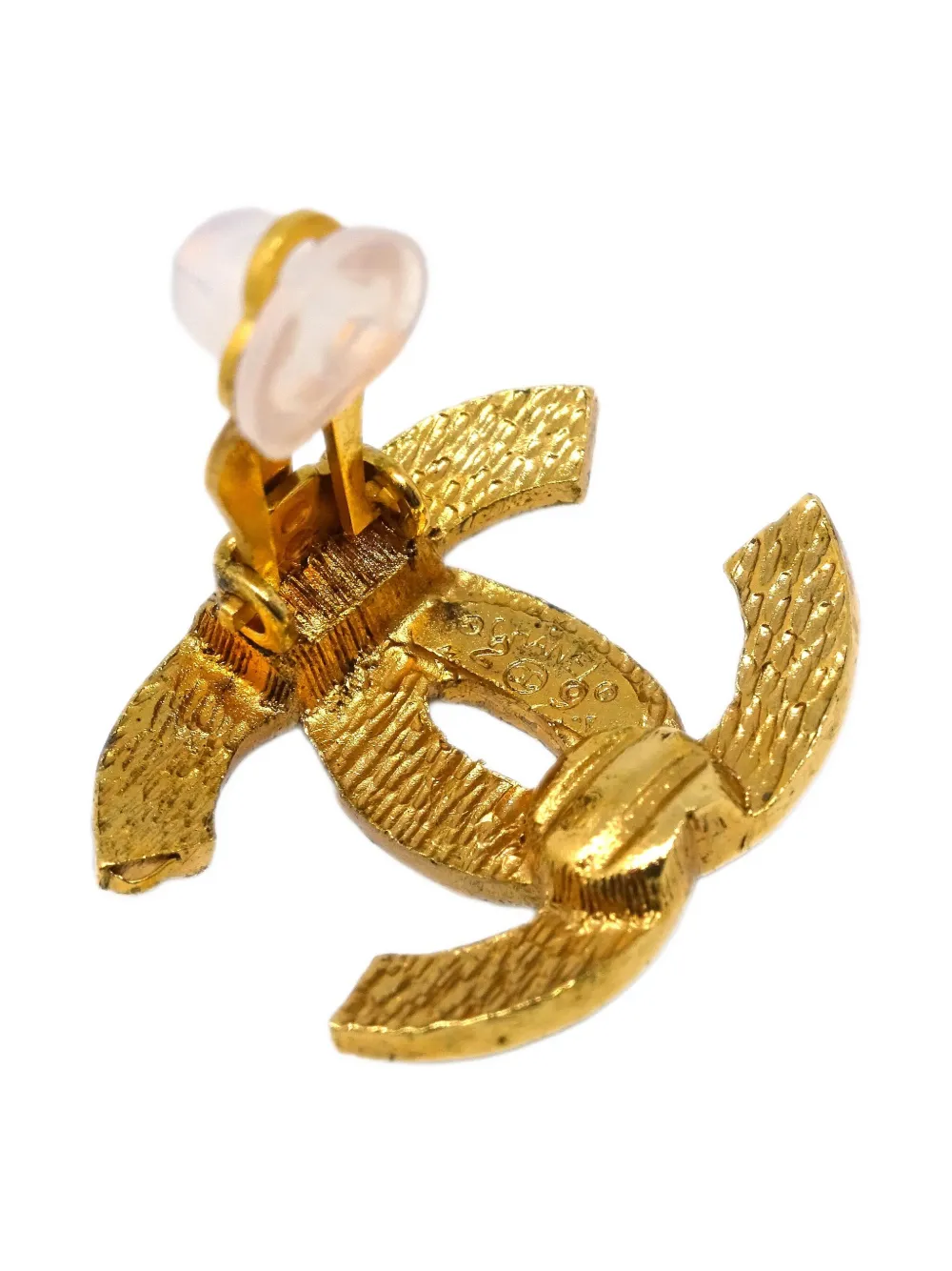 Pre-owned Chanel 1990-2000s Cc Clip-on Earrings