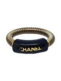 CHANEL Pre-Owned 2001 logo ring - Gold