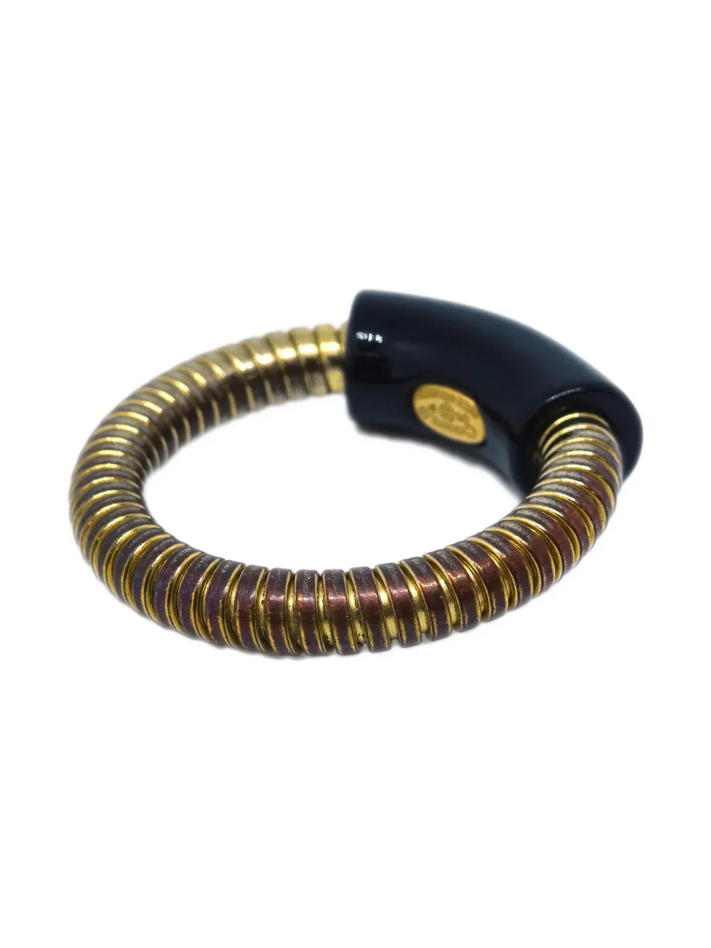 Pre-owned Chanel 2001 Logo Ring