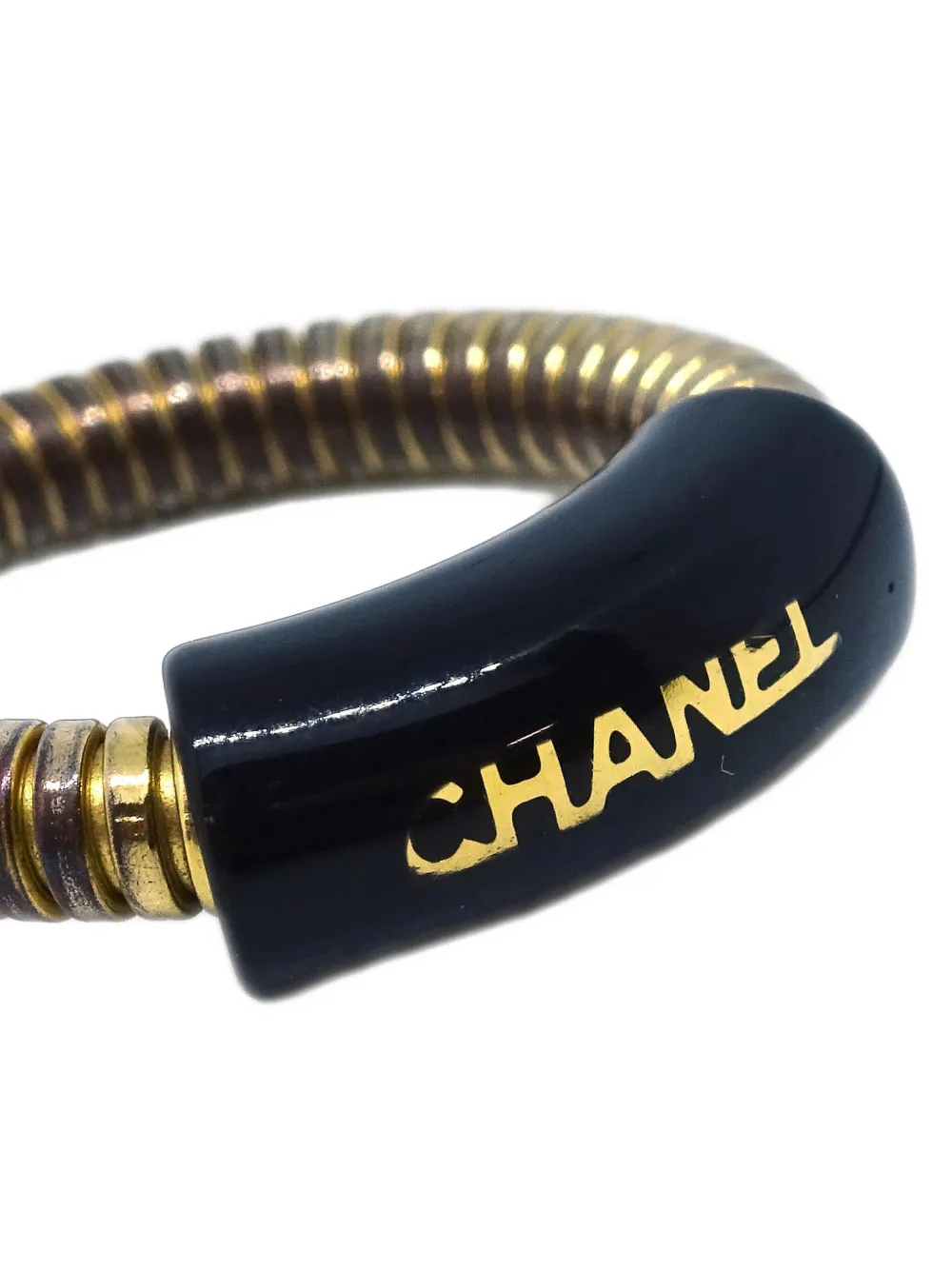 Pre-owned Chanel 2001 Logo Ring