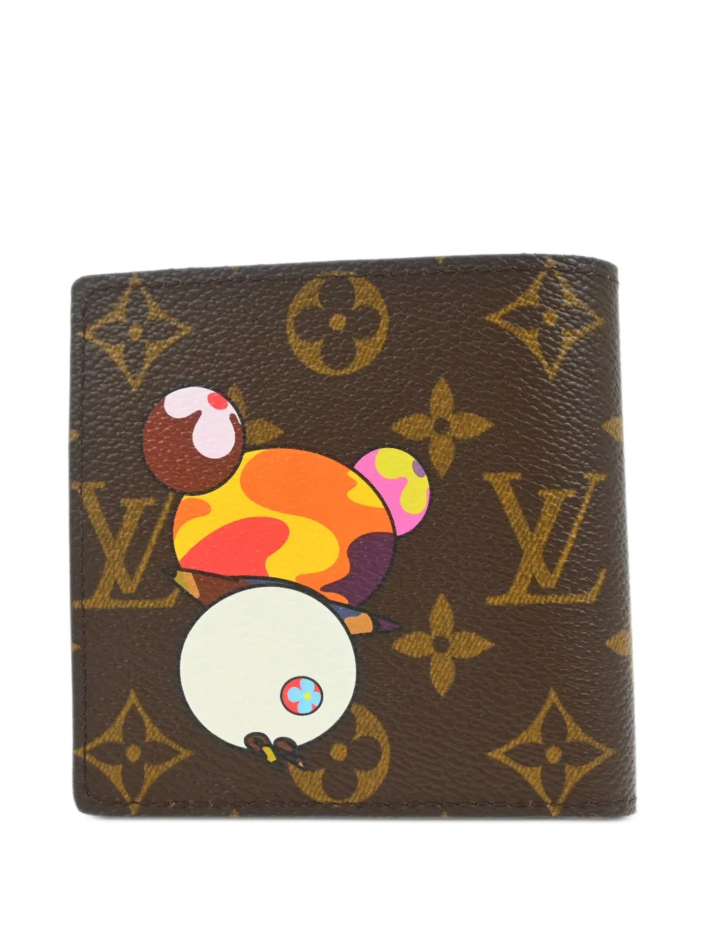 Louis Vuitton Pre-Owned character-print bi-fold wallet | Men | Image 2