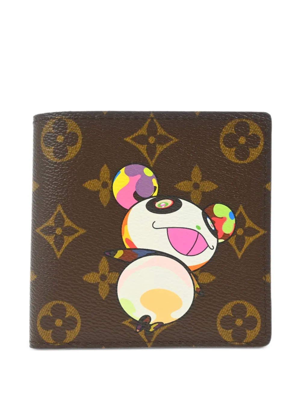 Louis Vuitton Pre-Owned character-print bi-fold wallet | Brown | Image 1