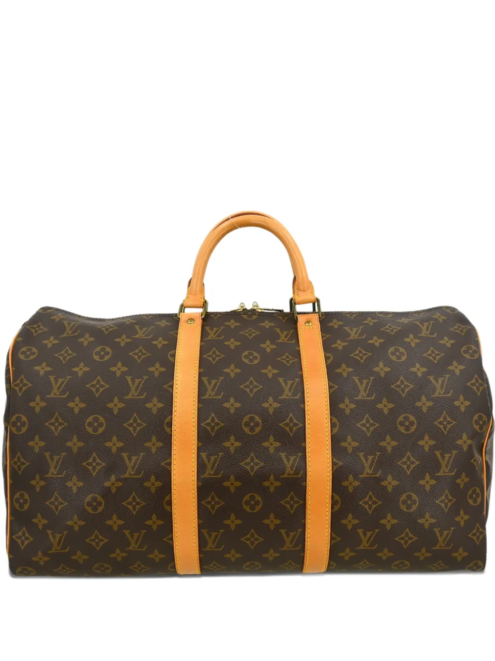 Louis Vuitton Pre-Owned 1997 キーポル 50 ダッフルバッグ - ブラウン Louis Vuitton Pre-Owned 1997 キーポル 50 ダッフルバッグ - ブラウン