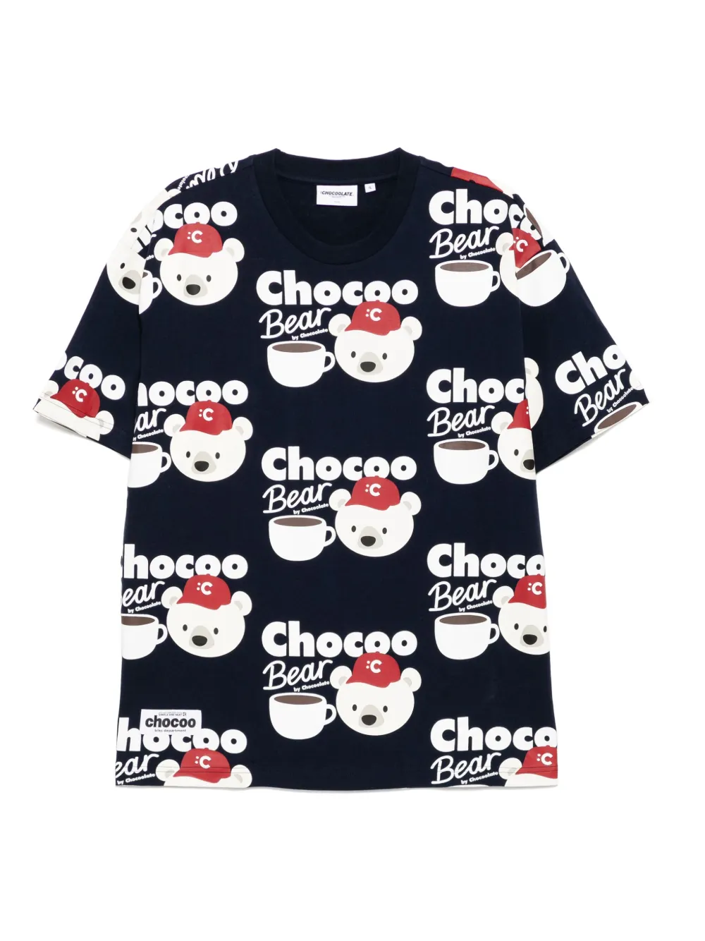 CHOCOOLATE T-shirt met grafische print Blauw