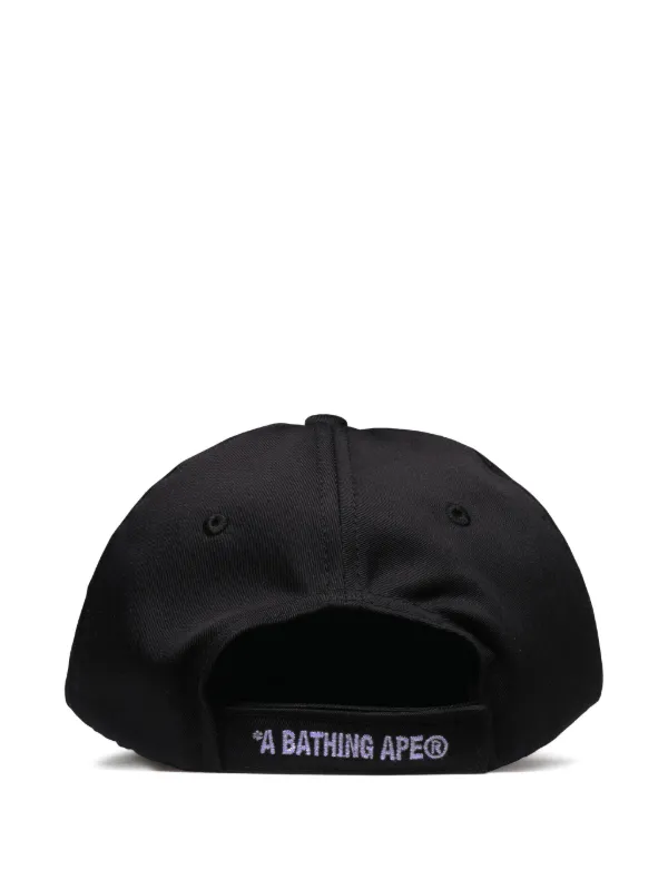 A BATHING APE® ロゴ キャップ | ブラック | FARFETCH JP