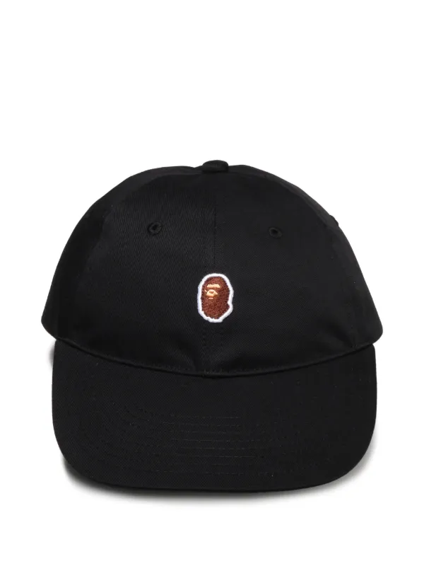 A BATHING APE® ロゴ キャップ | ブラック | FARFETCH JP