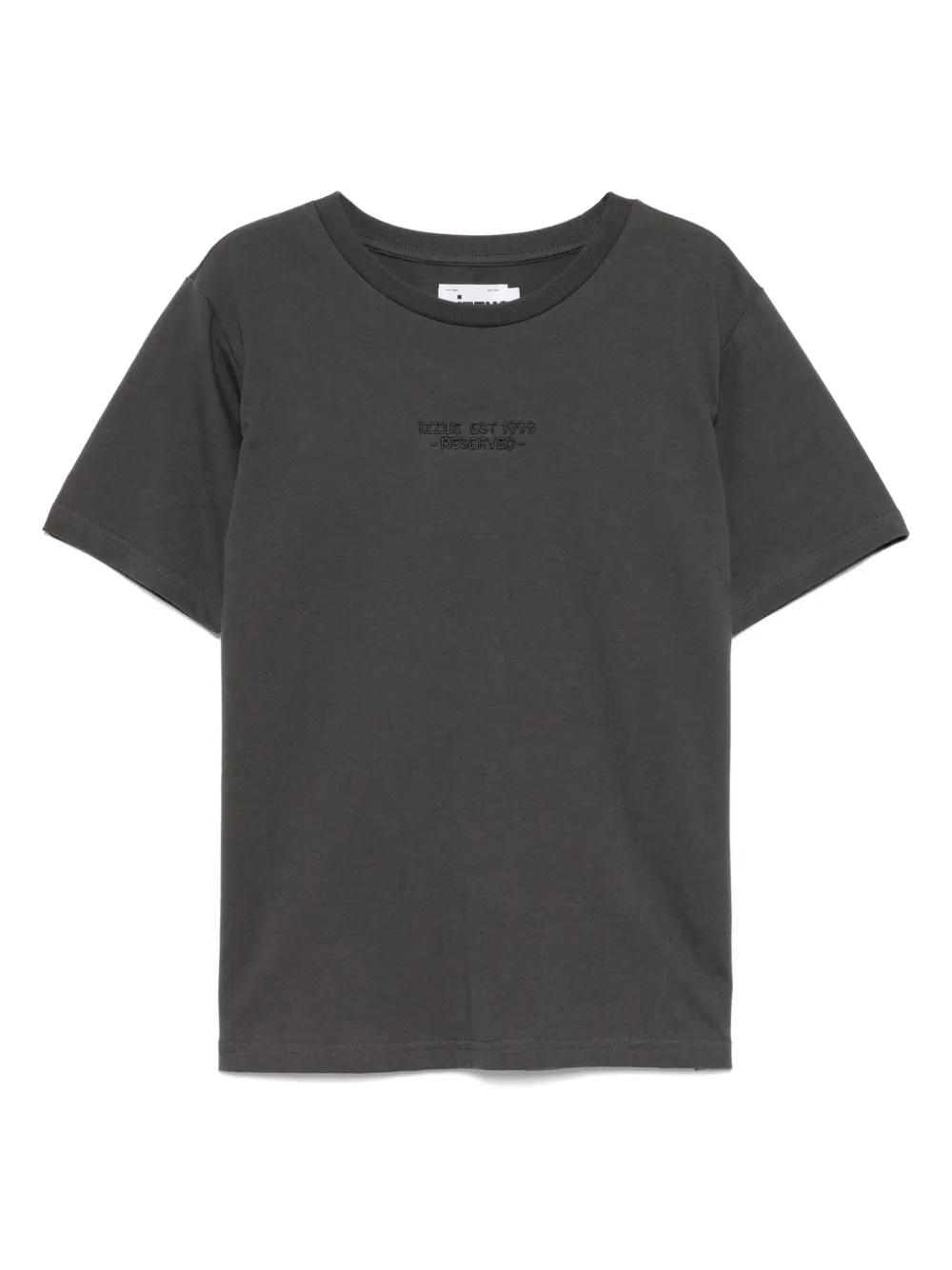 logo-embroidered T-shirt