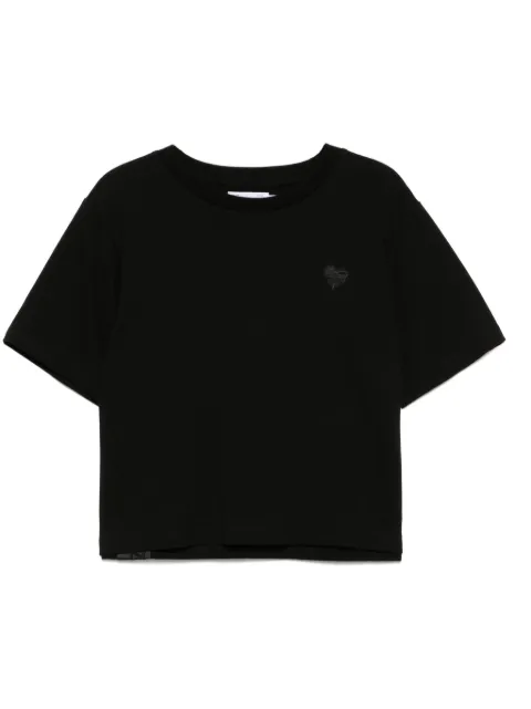 izzue logo-embroidered T-shirt