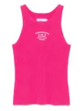 izzue ribbed tank top - Pink