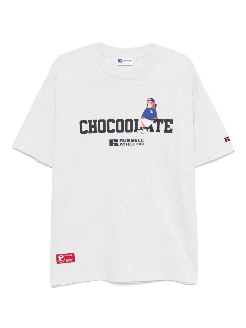 CHOCOOLATE logo-print T-shirt Grijs