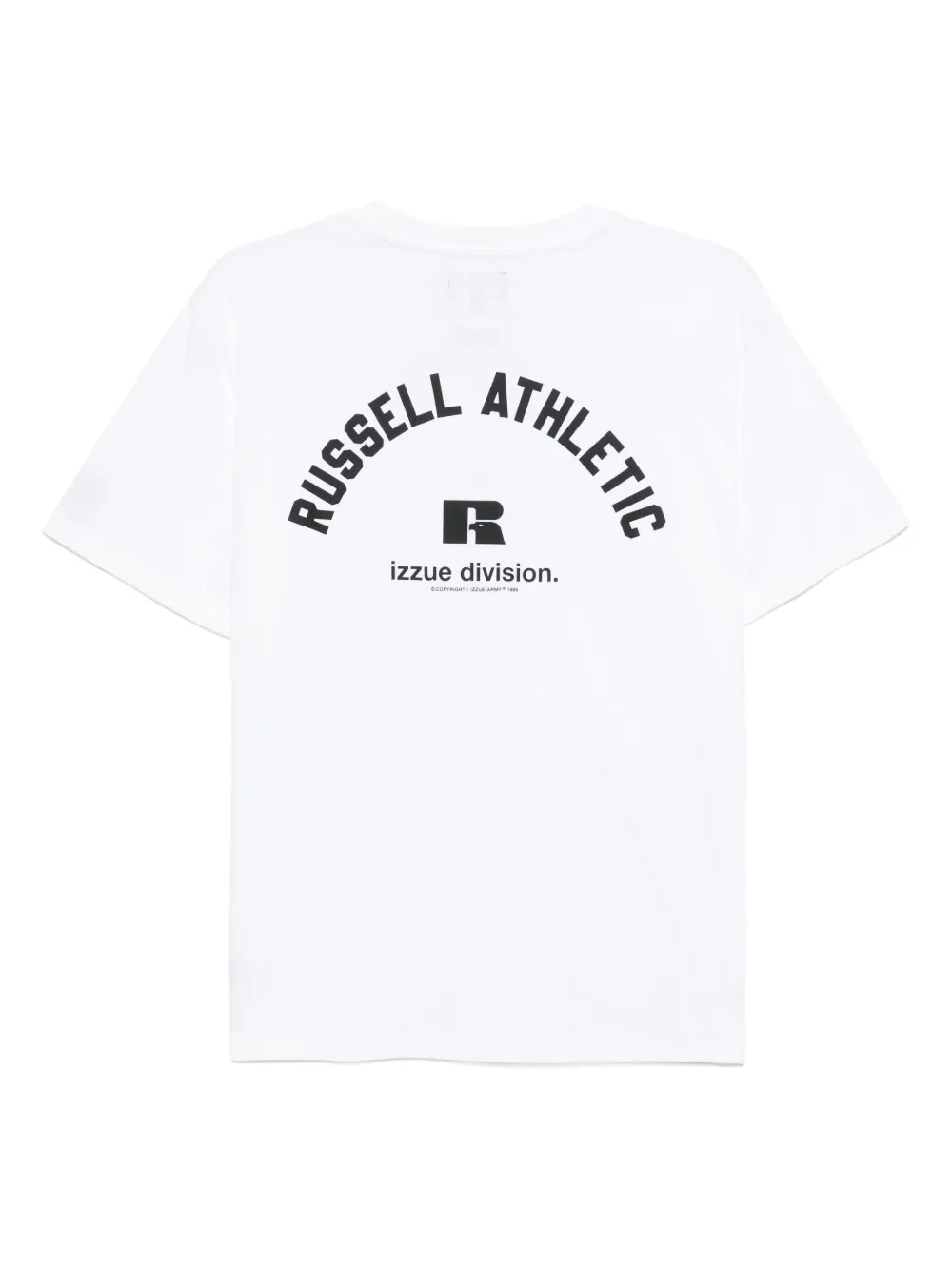 Izzue x Russell Athletic T-shirt met logoprint - Wit