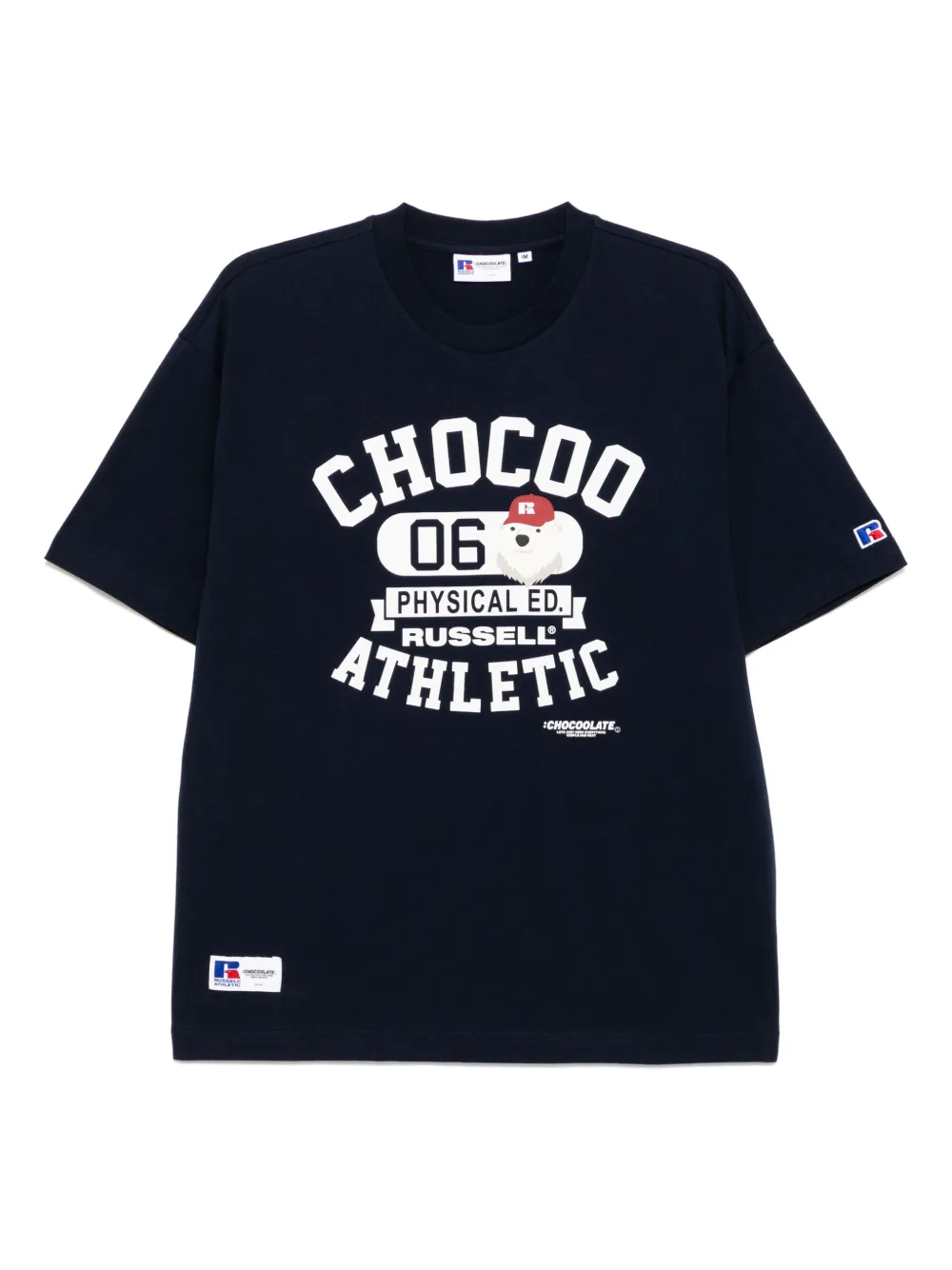 CHOCOOLATE T-shirt met grafische print Blauw