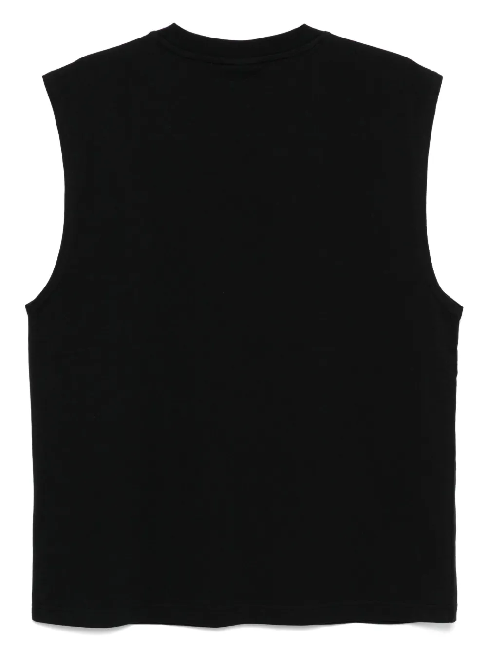 CHOCOOLATE Top met logopatch - Zwart