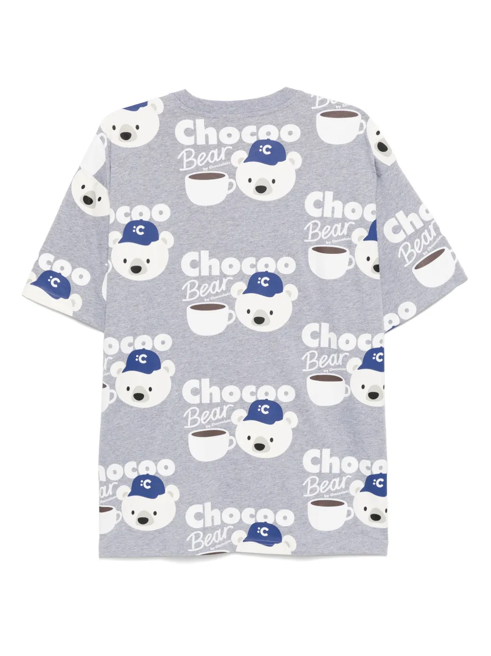 CHOCOOLATE T-shirt met grafische print Grijs