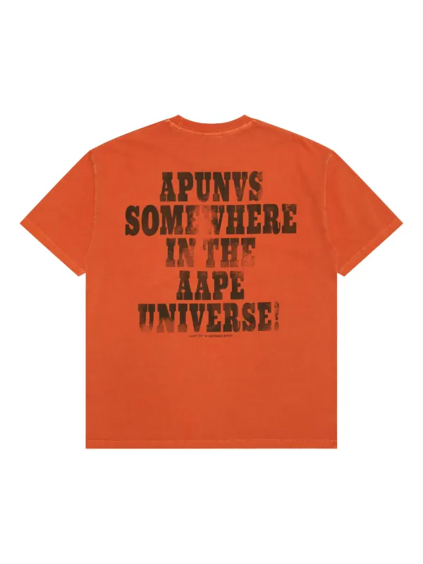 AAPE BY *A BATHING APE® グラフィック Tシャツ | オレンジ