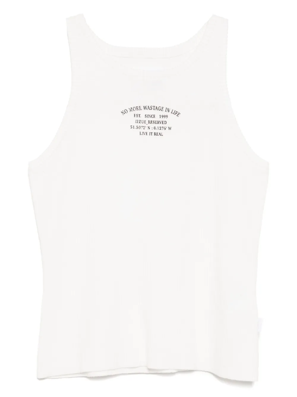 ribbed tank top