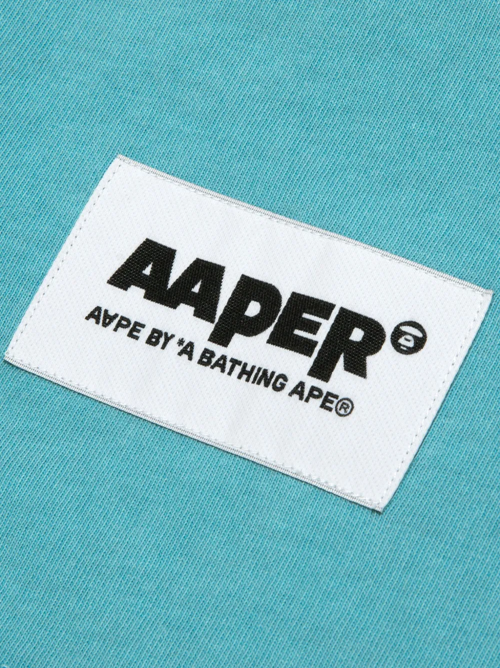 AAPE BY *A BATHING APE T-shirt met grafische print Blauw