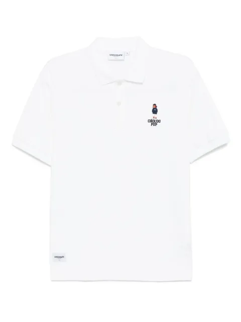 CHOCOOLATE logo-embroidered polo shirt