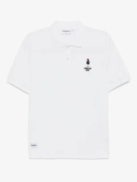 CHOCOOLATE logo-embroidered polo shirt