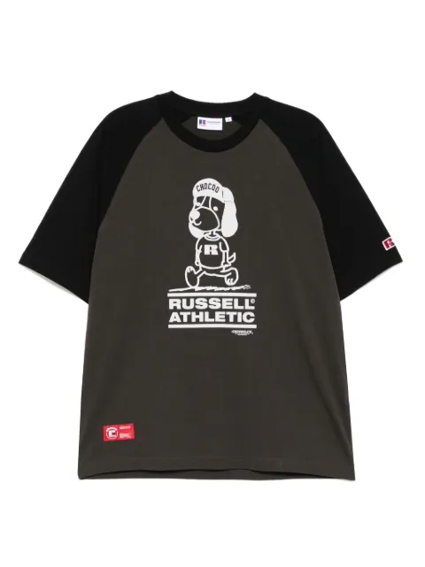 CHOCOOLATE x Russell Athletic t-shirt à logo brodé