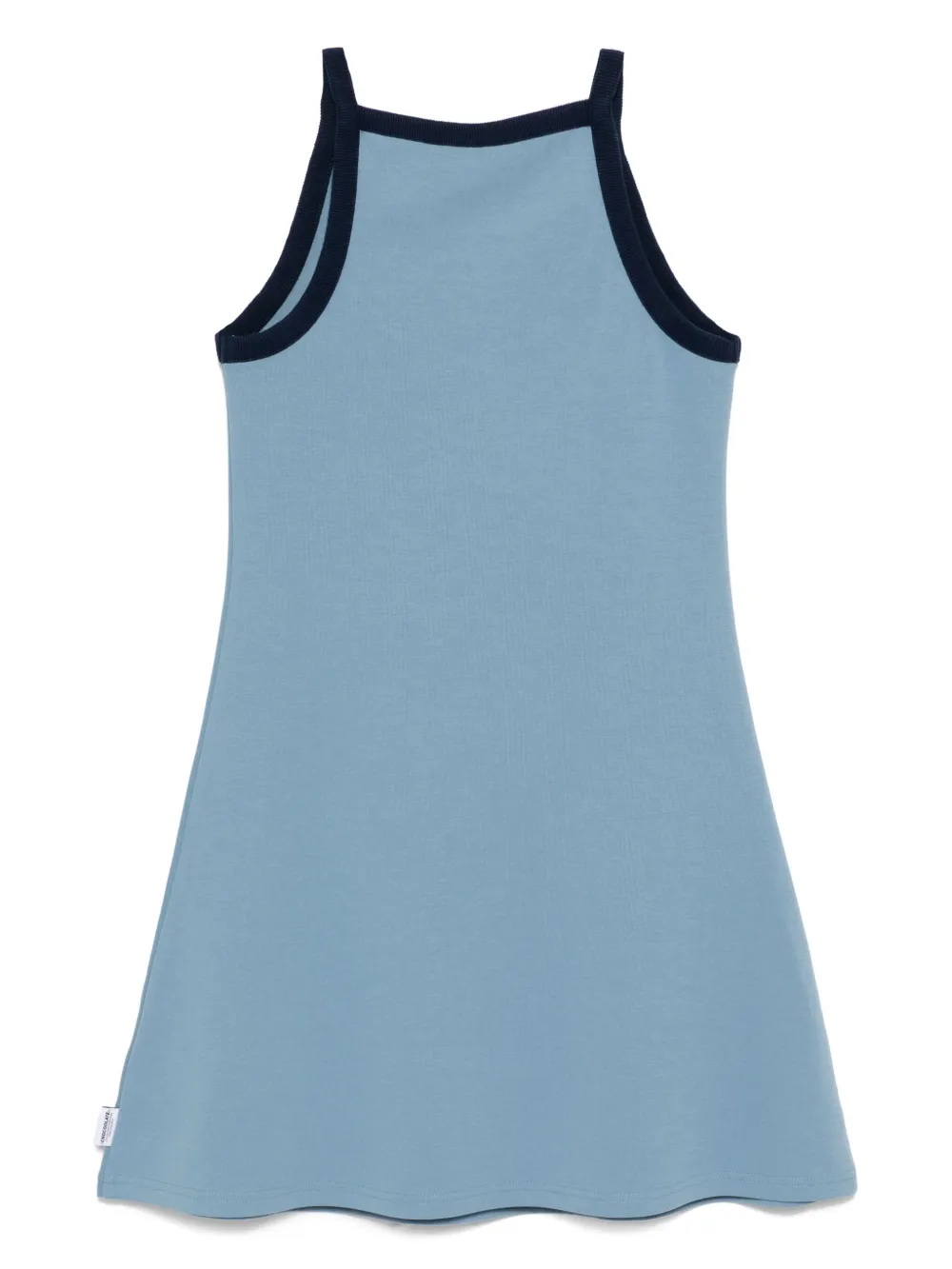 CHOCOOLATE Jurk met geborduurd logo Blauw